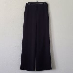 Wide leg black trouser pants NWOT